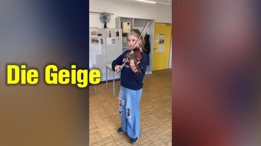 Schüler stellen ihre Instrumente vor - Die Geige