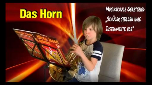 Schüler stellen ihre Instrumente vor - Das Horn